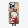 Hirono Mime Series-Lanyard Phone Case