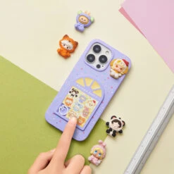 POP BEAN Pajama Party Sliding Hole Phone Case -Blind Box World 20250416 114404 980748 2 1200x1200